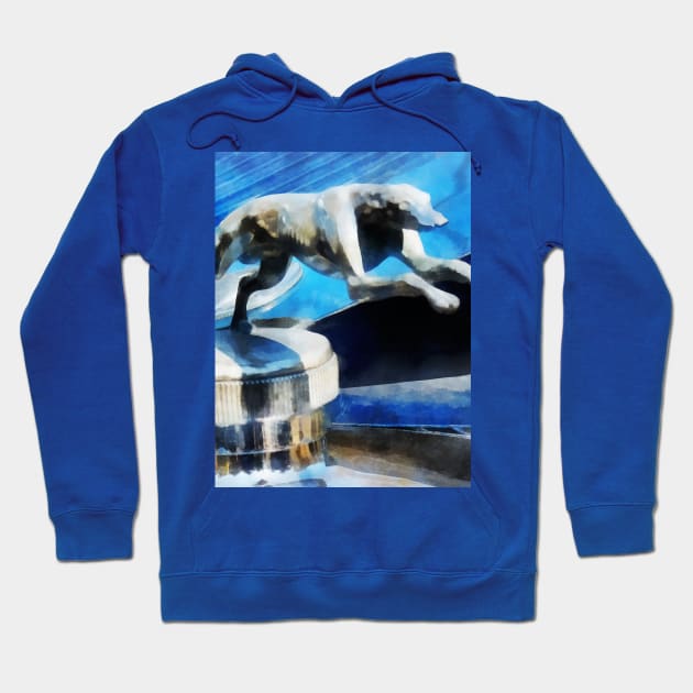 Cars - Lincoln Greyhound Hood Ornament Hoodie by SusanSavad